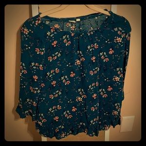Gap quarter sleeve blouse
